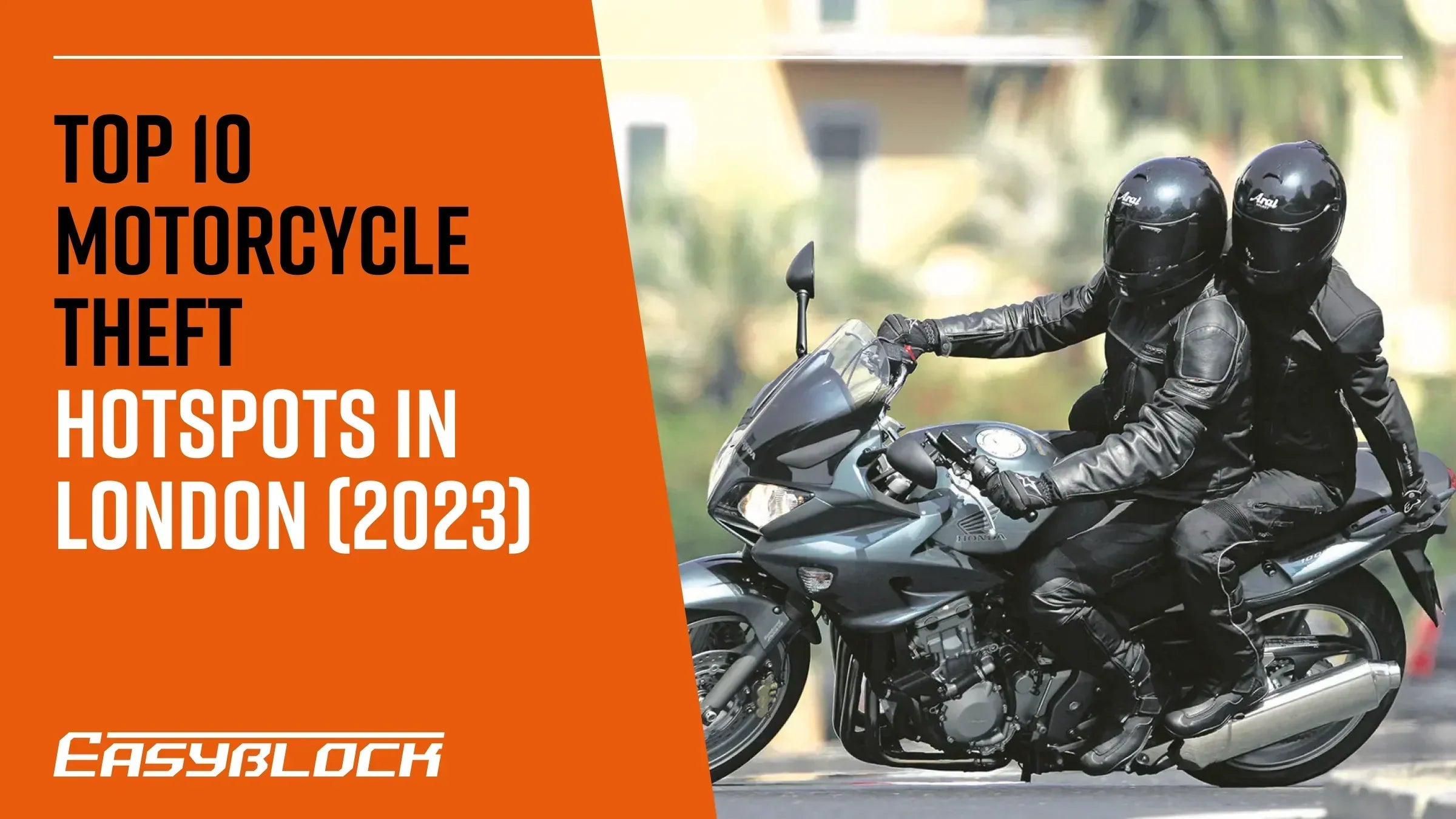 Top 10 Motorcycle Theft Hotspots In London (2023)